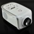 iParaAiluRy® Portable LCD Mini Projector for iPhone and iPod Touch White
