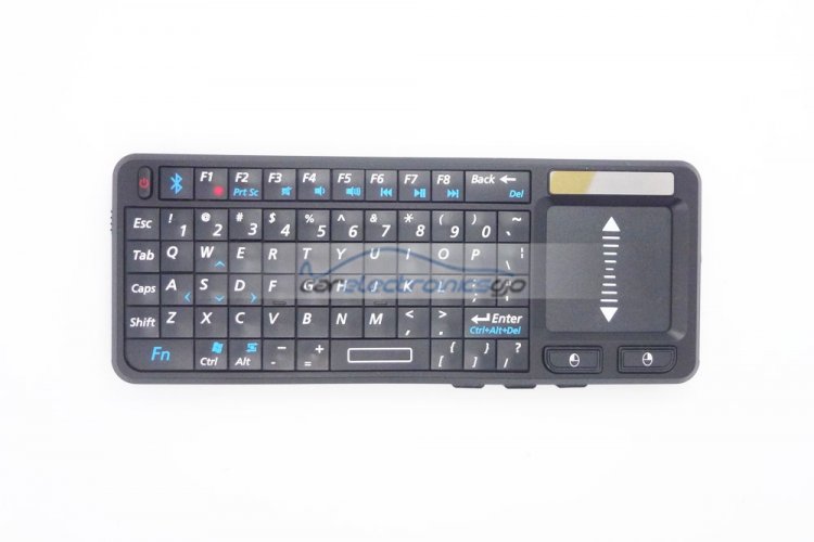 iParaAiluRy® New 106-BT Bluetooth Mini Touch Pad Mouse Keyboard For PC/smart TV/Android TV box With US Layout - Click Image to Close