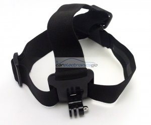 iParaAiluRy® B model Elastic Adjustable Head Strap For GoPro Hero 3/2/1, black (blue, green white can be customized)