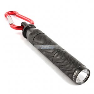 iParaAiluRy® New Aluminum LED Flashlight Torch Light FX 8032 3W 1xAAA Black