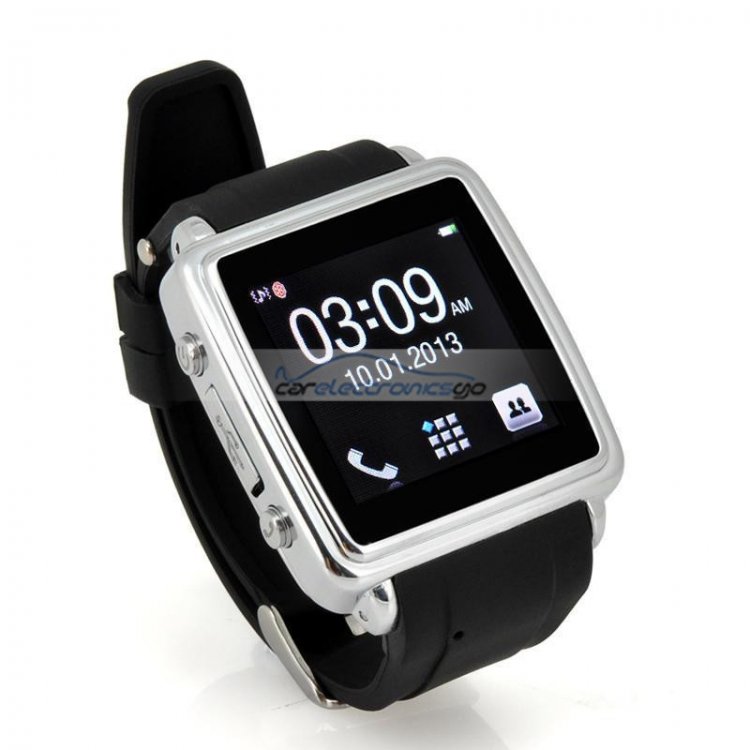 iParaAiluRy® Bluetooth Smart Watch Touch Screen SMS and Phonebook Sync, Make and Answer Calls - Click Image to Close