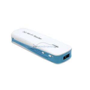 iParaAiluRy® 3G WiFi Wireless Router Hotspot 1800mAh Mobile Power Bank Backup for iPhone iPad