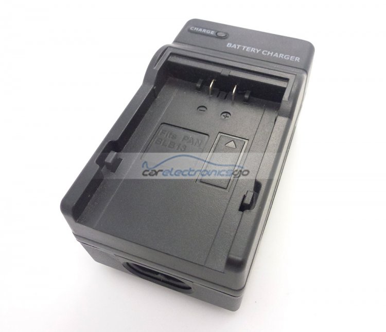 iParaAiluRy® AC & Car Travel Battery Chager for DMW BLB13 DMW-BLB13E Battery of Panasonic Lumix DMC-GF1 G1 GH1 G10 G2 Camera... - Click Image to Close