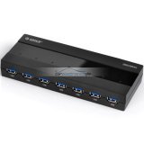 iParaAiluRy® New Fashion Portable H727RK series 7 Ports USB 3.0 HUB With 3ft USB3.0 Cable and Power Adapter by ORICO