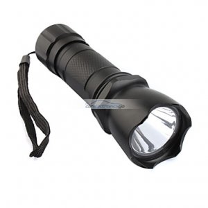 iParaAiluRy® New LED Aluminum Torch Light Flashlight MXDL 126 3W 3xAAA Black