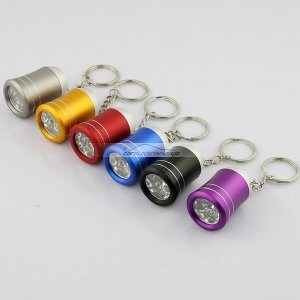 iParaAiluRy® New Flashlight Keychain Fashion Mini 6-LED White Light - Random Color