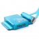 iParaAiluRy® 9000mAh Dual-USB Metal Mobile Power Bank with Stander for Mobile Phone Tablet PC PSP Silver And Blue