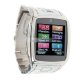 iParaAiluRy® TW810 MTK6225 Watches Style Cell Phone IPS Screen Bluetooth Java Camera Silver