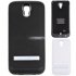 iParaAiluRy® 3800mAh Backup Battery Case Power Pack for Samsung Galaxy S4 Rechargeable External Battery White Black