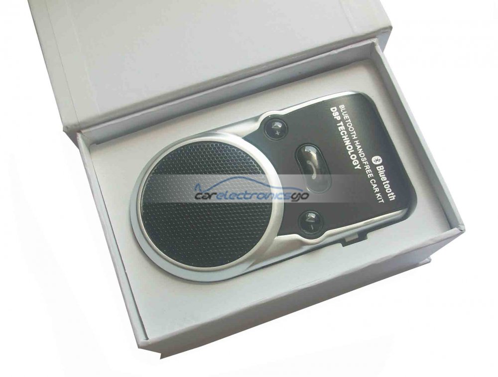 iParaAiluRy® New Handsfree Bluetooth Car Kit Answer Reject Call Solar Charging With DSP technology