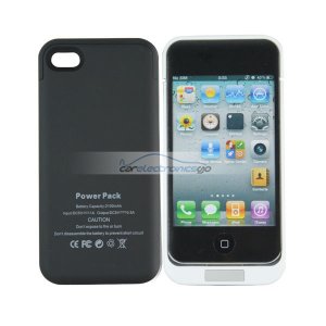 iParaAiluRy® 2100mAh External Battery Case Power Bank Case For iPhone 4/4s