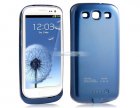 iParaAiluRy® 2600mAH Back Cover Battery for Samsung Galaxy S3 i9300 Power Pack Blue White Black