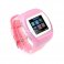 iParaAiluRy® MQ007 Watch Phone MTK6225 Quad Band 1.5 Inch Touch Screen Camera Bluetooth FM Cellphone with Bluetooth Earphone - Pink