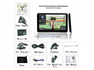 iParaAiluRy® 5 Inch HD Touch Screen GPS Navigator with Direct WIN CE Access [PN0250330012-J]