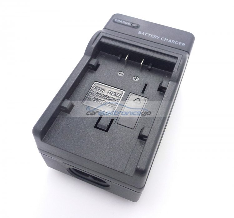 iParaAiluRy® AC & Car Travel Battery Chager for DU07 DU14 DU21 DU23 Battery of Panasonic CGR-DU06 NV-GS10 GS100K GS17E PV-GS65 Camera... - Click Image to Close