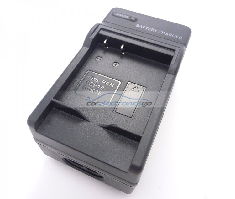 iParaAiluRy® AC & Car Travel Battery Chager for BCF10 BCK7E Battery of Panasonic LUMIX DMC-FX FP FS DMW-BCF10E Camera... - Click Image to Close