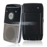 iParaAiluRy® Handsfree Car Kit Bluetooth Solar-Powered Multipoint Speakerphone