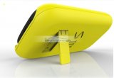iParaAiluRy® Portable Natural Resonance Megaphone Induction Speaker For Samsung Galaxy S3 i9300 Blue White Yellow