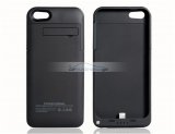 iParaAiluRy® 2200mAh Push-Pull Style External Battery Case for iPhone 5 Battery Case with Stand