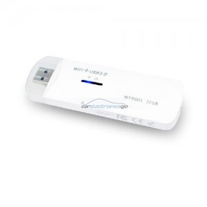 iParaAiluRy® 32GB USB 3.0 Flash Memory U Disk With 1050mAh WiFi Router White