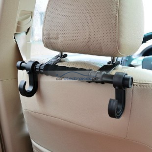 iParaAiluRy® Durable Plastic Vehicle-Mounted Car Seat Coat Hanger - Click Image to Close