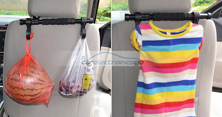 iParaAiluRy® Durable Plastic Vehicle-Mounted Car Seat Coat Hanger