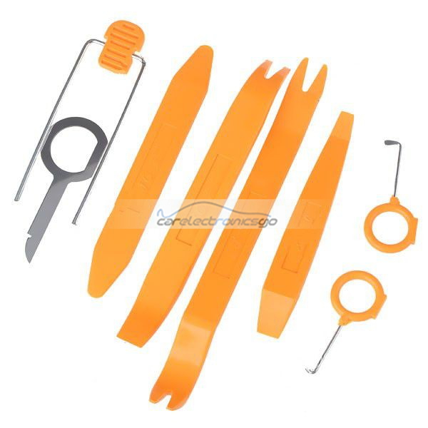 iParaAiluRy® Car Stereo Removal Refit Tool Panel Remover Key Release Tool 8pcs