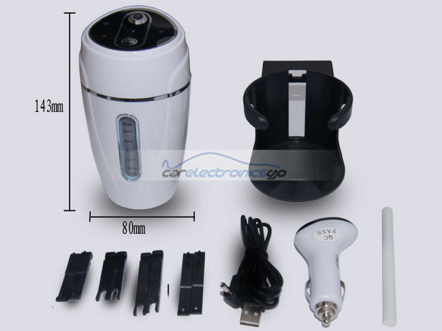 iParaAiluRy® Mini Car Air Humidifier and Air Purifier can be used in houses and vehicles