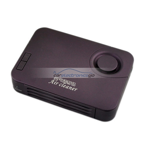 iParaAiluRy® Car Air Purifier Active Carbon Nano Photocatalyst Anion Ozone Generator PURPLE