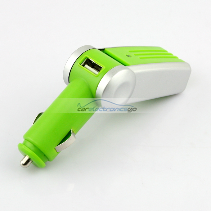 iParaAiluRy® Rotatable Air Purifier Cleaner USB 2.0 Port Car Charger - Click Image to Close