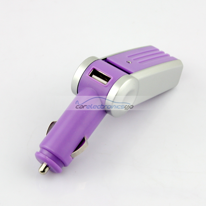 iParaAiluRy® Rotatable Air Purifier Cleaner USB 2.0 Port Car Charger