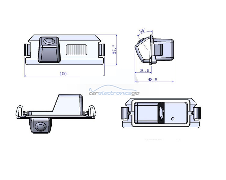 iParaAiluRy® 2.4Ghz Wireless CCD 1/3" car parking rear camera For  Hyundai I30 Genesis Coupe  car rear back camera  for  Kia Soul