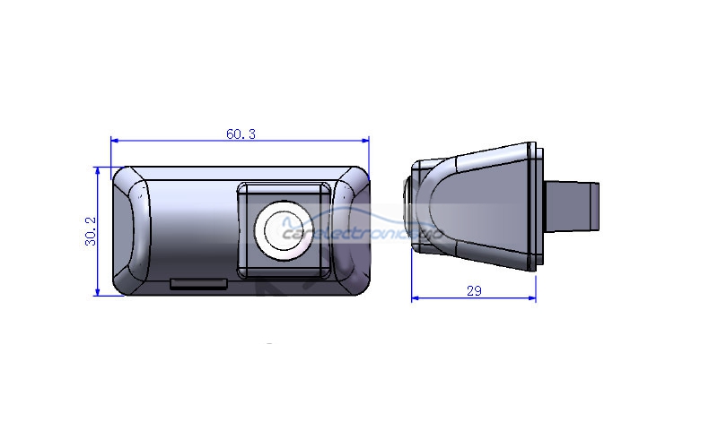 iParaAiluRy® For Ford Transit 2011  rear view camera CCD waterproof car backup rear camera rearview 