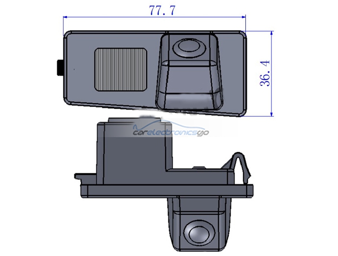 iParaAiluRy® for Ssang yong Rexton 2 car security camera HD Waterproof parking system backup viewer reversing car rear camera - Click Image to Close