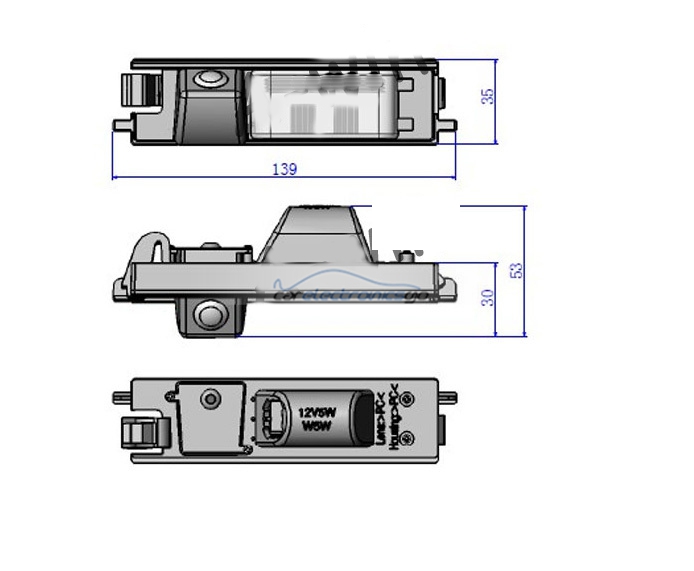 iParaAiluRy® parking camera For Chery A3 Sedan /Tiggo 3 / x5  car rear back camera CCD HD rearview camera