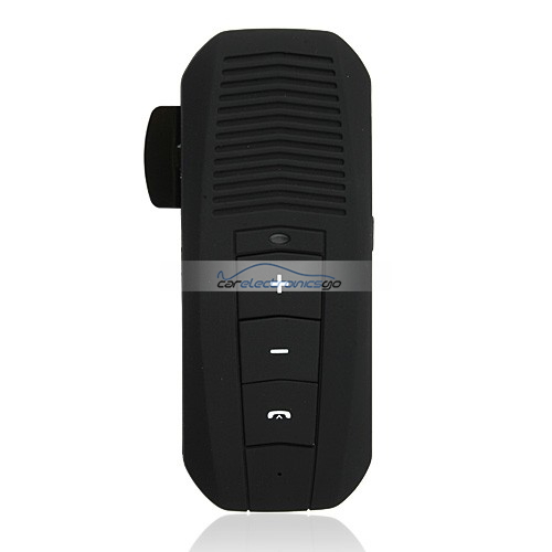 iParaAiluRy® Bluetooth Car Kit Handsfree Car Sunvisor Multipoint Speakerphone Handsfree Black - Click Image to Close