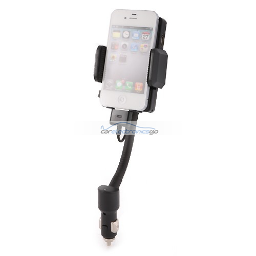 iParaAiluRy® New All-in-One Hands Free Car Kit FM Transmitter for iPhone 4/4S iPod