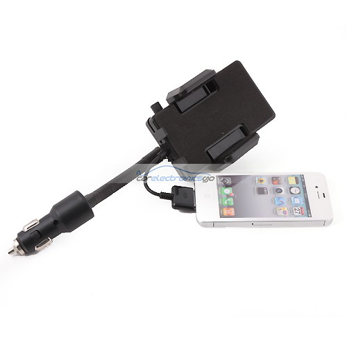 iParaAiluRy® New All-in-One Hands Free Car Kit FM Transmitter for iPhone 4/4S iPod