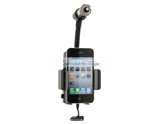 iParaAiluRy® New All in One FM Hands Free Car Kit and FM Transmitter for iPod/iPhone4/3GS Black