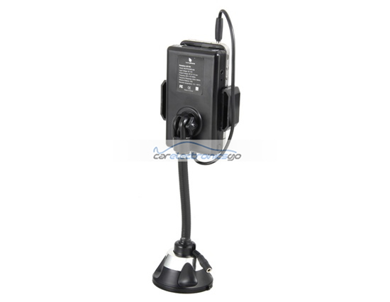 iParaAiluRy® New FM Hands Free Car Kit and FM Transmitter for Cell Phone or MP3/MP4 Player Black
