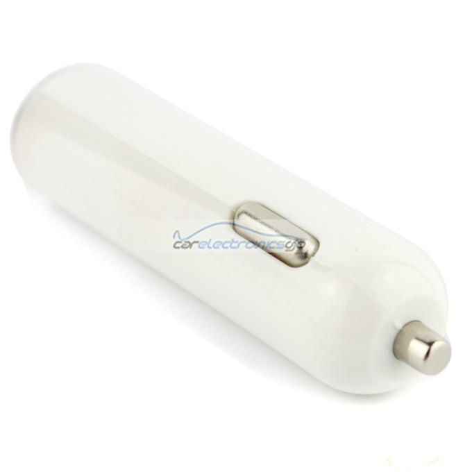 iParaAiluRy® Mini USB Car Charger for iPhone and iPod White