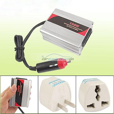 iParaAiluRy® 12V DC to 220V AC Car Power Inverter Converter Adapter 100W - Click Image to Close
