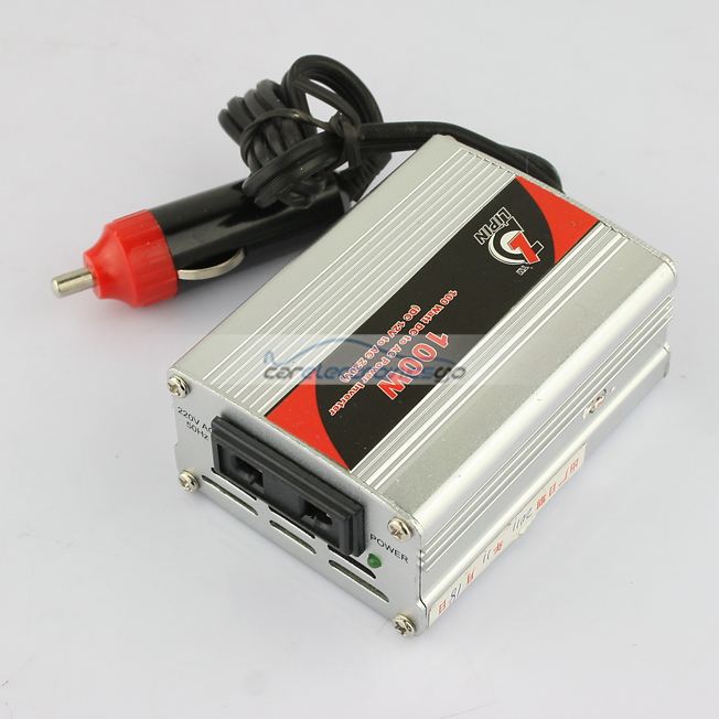 iParaAiluRy® 12V DC to 220V AC Car Power Inverter Adaptor Converter 100W - Click Image to Close