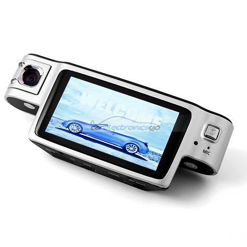 iParaAiluRy® Car DVR 720P HD Motion Detection Night Vision HDMI Dual Camera with 120 degrees Wide angle lens