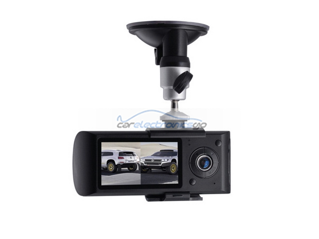 iParaAiluRy® Dual Lens Car DVR GPS G-sensor 2.7 inch LCD screen Car Recorder - Click Image to Close