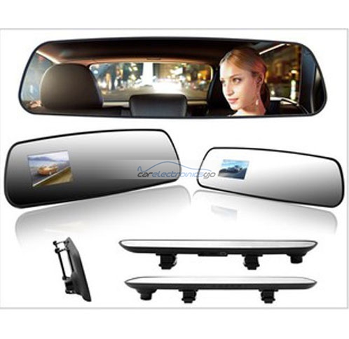 iParaAiluRy® 2.7" TFT HD Car Camera DVR Car Black Box Rearview Mirror DVR Super Slim - Click Image to Close