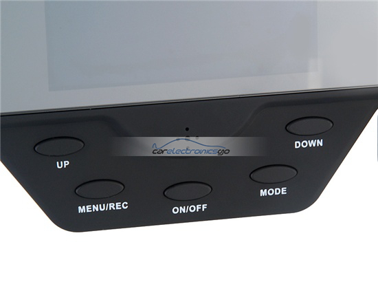 iParaAiluRy® 3.5" HD Dual-Lens Rear-View Mirror Stealth Driver Recorder TF Card 120 Degrees HDMI Black