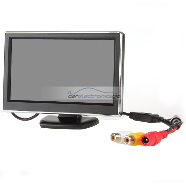 iParaAiluRy® 5" Digital Car Rear View Monitor for VCD/DVD/GPS/Camera TFT-LCD LCD Display