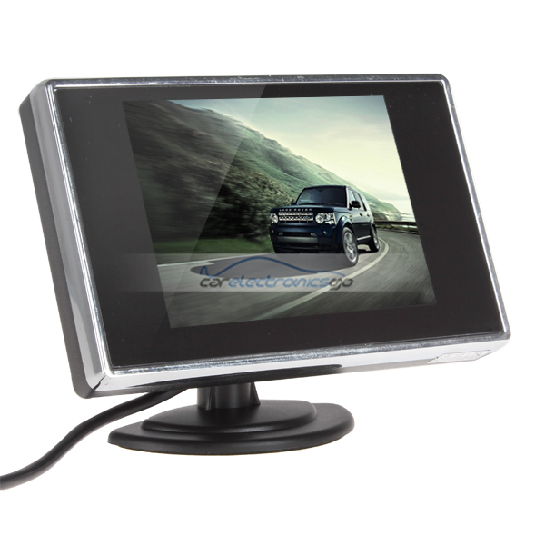iParaAiluRy® 3.5" Mini TFT-LCD Car Monitor ?2-channel Color LCD Display - Click Image to Close