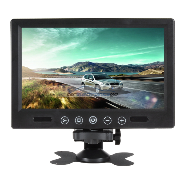 iParaAiluRy® 9" TFT LCD Car Rear View Color Monitor With 2 Video Input & Remote Control